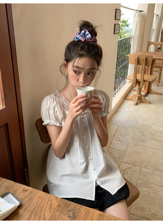 polka dot shirt