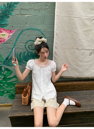polka dot shirt