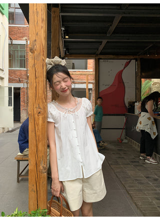 polka dot shirt
