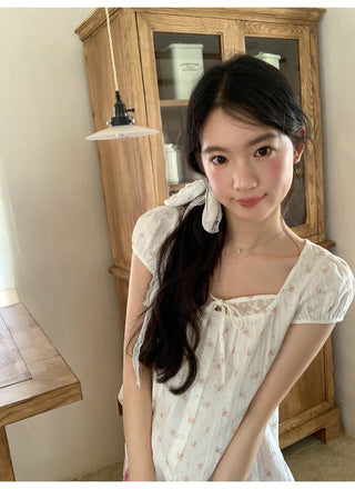 floral patch shirt