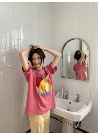 fruit print tee
