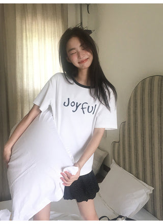 rib letter tee