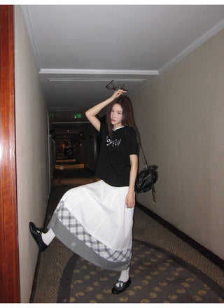 rib letter tee