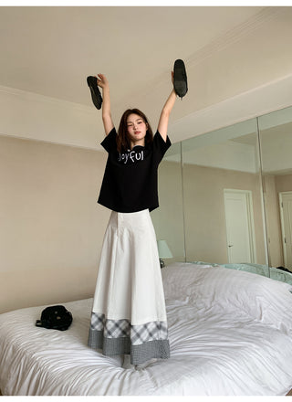 rib letter tee