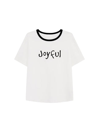 rib letter tee