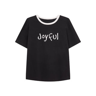 rib letter tee