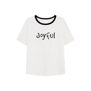 rib letter tee