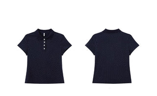 polka dot polo