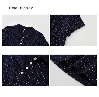 polka dot polo