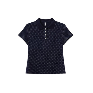 polka dot polo