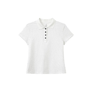 polka dot polo