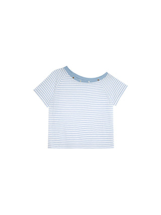 off-shoulder stripe
