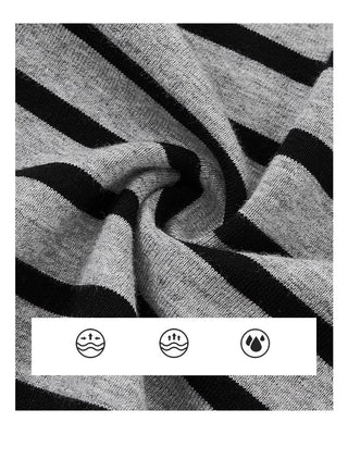 contrast stripe tee
