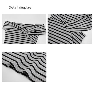 contrast stripe tee