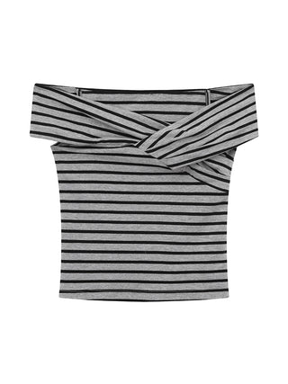 contrast stripe tee