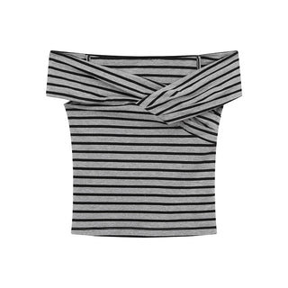 contrast stripe tee