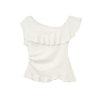layered ruffle top