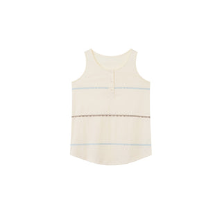 gray embroidered vest