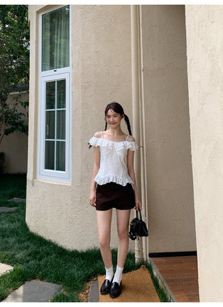 white off-shoulder