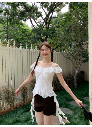 white off-shoulder