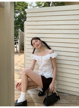 white off-shoulder