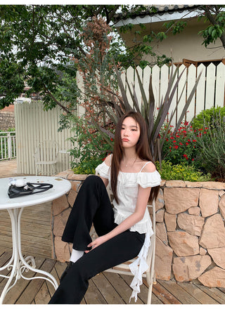 white off-shoulder