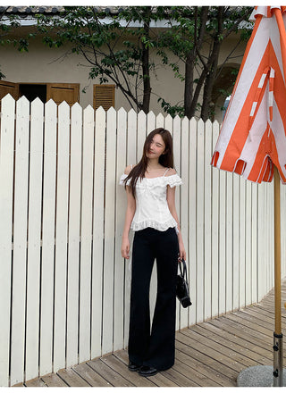 white off-shoulder