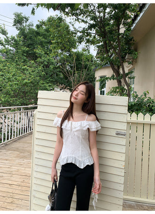 white off-shoulder