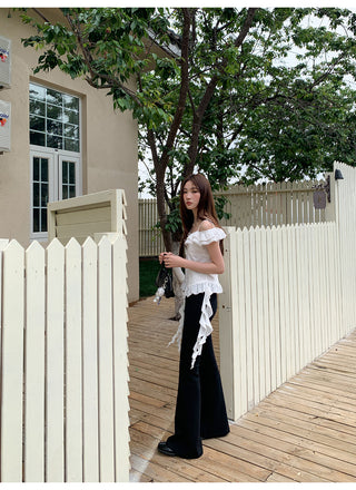 white off-shoulder