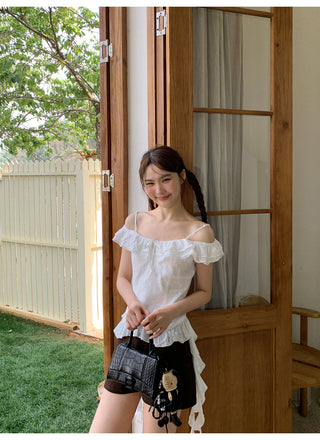 white off-shoulder