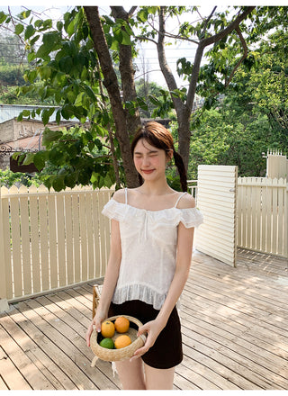 white off-shoulder
