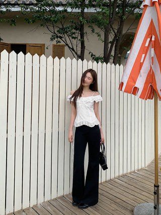 white off-shoulder