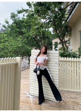 white off-shoulder