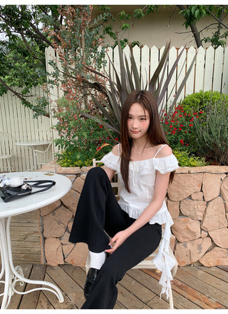 white off-shoulder
