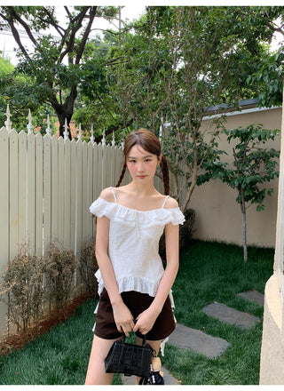 white off-shoulder