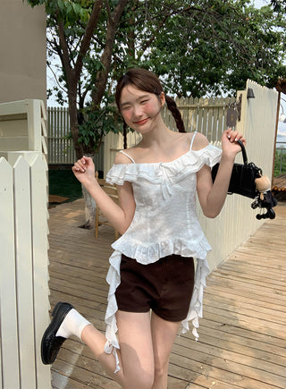 white off-shoulder