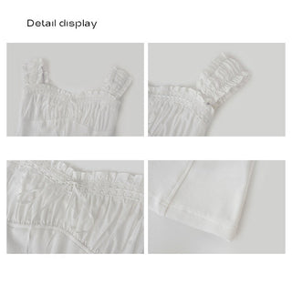 pleated lace vest