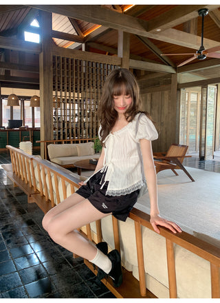 lace short sleeve