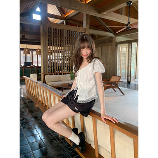 lace short sleeve