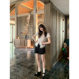 lace short sleeve