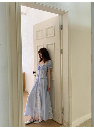 lace skirt set