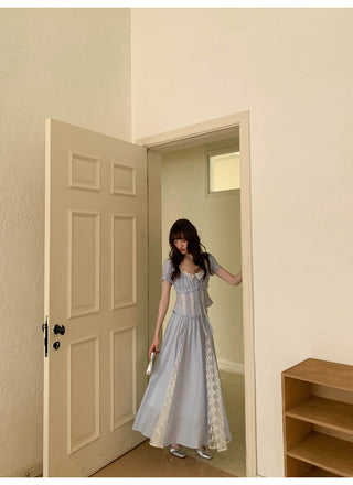 lace skirt set