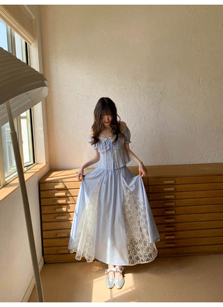 lace skirt set