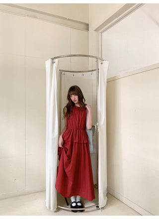 red lace dress