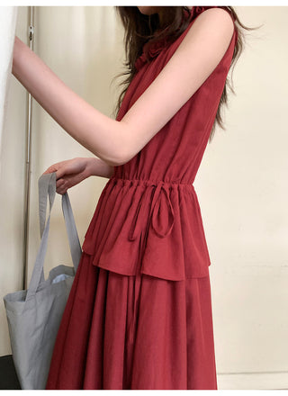 red lace dress