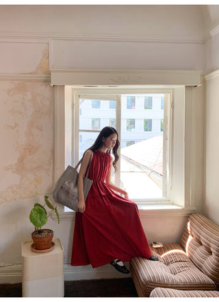 red lace dress