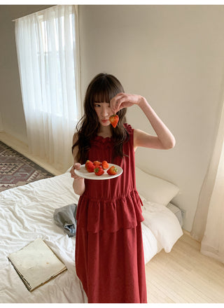 red lace dress