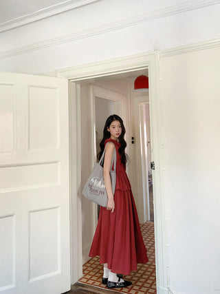red lace dress