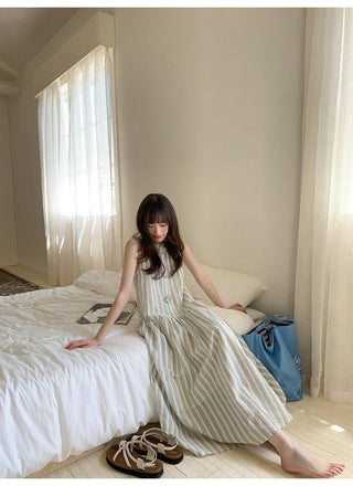 flower halter dress