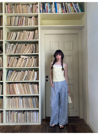 retro plaid pants